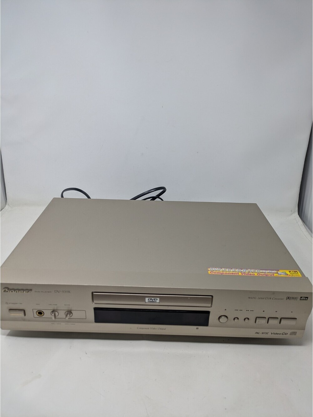 Pioneer DV-533K DVD Player -Tested